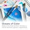 Princeton Art & Brush Co Aqua Elite Synthetic Kolinsky Sable Watercolor Brush, Long Round, 8